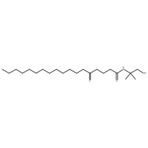 N-(1-hydroxy-2-methylpropan-2-yl)-5-oxooctadecanamide Structure