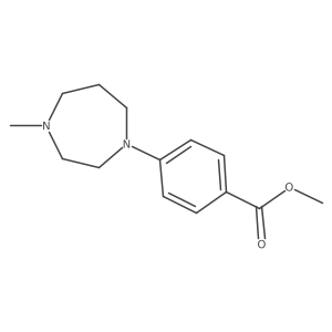 Methyl 4-(4-methyl-1,4-diazepan-1-yl)benzoate结构式