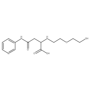 2-((2-(2-Hydroxyethoxy)ethyl)amino)-4-oxo-4-(pyridin-3-ylamino)butanoic acid Structure