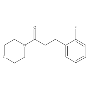 3-(2-Fluorophenyl)-1-(morpholin-4-YL)propan-1-one Structure