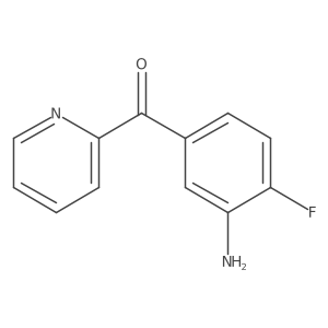 2-(3-Amino-4-fluorobenzoyl)pyridine结构式