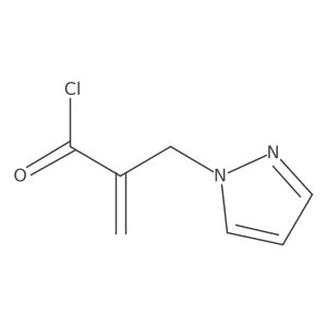 I+/--Methylene-1H-pyrazole-1-propanoyl chloride Structure