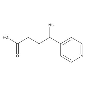 (R)-4-Amino-4-pyridin-4-yl-butyric acid Structure
