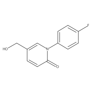 1-(4-fluorophenyl)-5-(hydroxymethyl)pyridin-2(1H)-one结构式