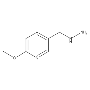 5-(Hydrazinylmethyl)-2-methoxypyridine Structure
