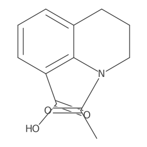 1-Acetyl-1,2,3,4-tetrahydroquinoline-8-carboxylic acid Structure