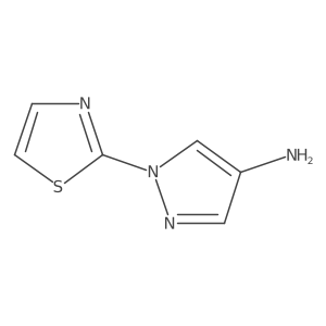 1-(1,3-thiazol-2-yl)-1H-pyrazol-4-amine结构式