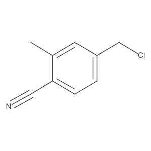 4-(Chloromethyl)-2-methylbenzonitrile结构式