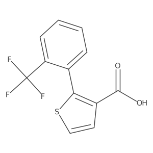 2-(2-(Trifluoromethyl)phenyl)thiophene-3-carboxylic acid Structure