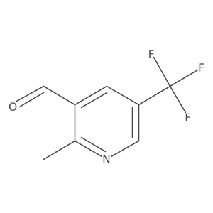 2-Methyl-5-(trifluoromethyl)pyridine-3-carbaldehyde Structure