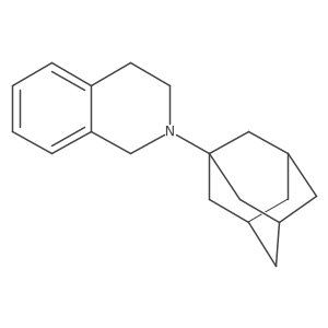 2-(1-Adamantyl)-1,2,3,4-tetrahydroisoquinoline hydrochloride结构式