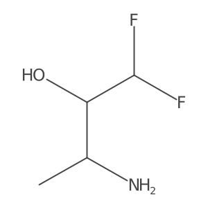 3-Amino-1,1-difluorobutan-2-ol Structure