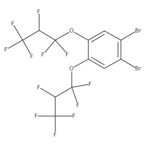1,2-Dibromo-4,5-bis(1,1,2,3,3,3-hexafluoropropoxy)benzene Structure