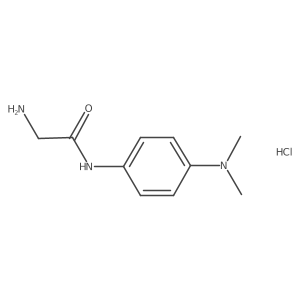 2-amino-N-[4-(dimethylamino)phenyl]acetamide hydrochloride结构式