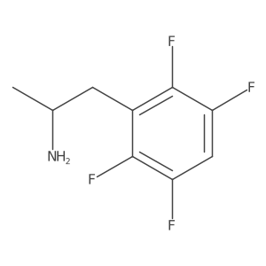 (2R)-1-(2,3,5,6-tetrafluorophenyl)propan-2-amine结构式