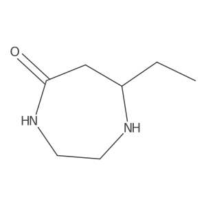 7-Ethyl-1,4-diazepan-5-one Structure