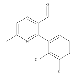 2-(2,3-Dichlorophenyl)-6-methylnicotinaldehyde Structure
