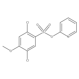 2-Pyridinyl 2,5-dichloro-4-methoxybenzenesulfonate Structure