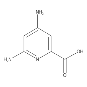 4,6-Diaminopyridine-2-carboxylic acid结构式