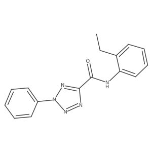 N-(2-ethylphenyl)-2-phenyl-2H-tetrazole-5-carboxamide Structure