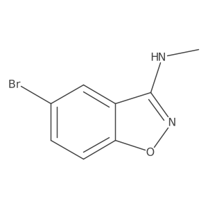5-Bromo-N-methylbenzo[d]isoxazol-3-amine Structure