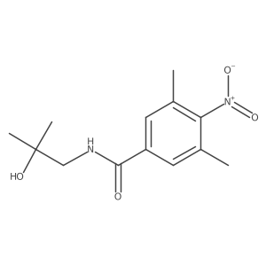 4-Nitro-N-(2-hydroxy-2-methyl-propyl)-3,5-dimethyl-benzamide Structure