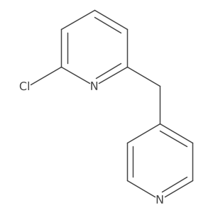2-Chloro-6-(pyridin-4-ylmethyl)pyridine Structure