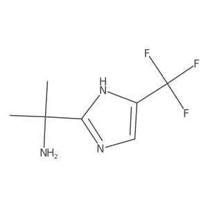 2-(5-(Trifluoromethyl)-1H-imidazol-2-yl)propan-2-amine Structure