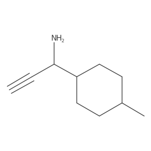 1-(4-Methylcyclohexyl)prop-2-yn-1-amine结构式