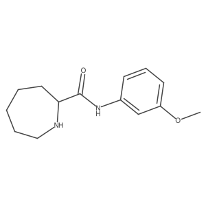 N-(3-methoxyphenyl)azepane-2-carboxamide Structure