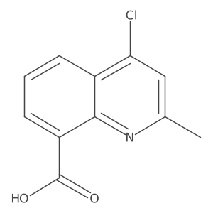 4-Chloro-2-methylquinoline-8-carboxylic acid结构式
