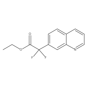 Ethyl 2,2-difluoro-2-(quinolin-7-yl)acetate Structure