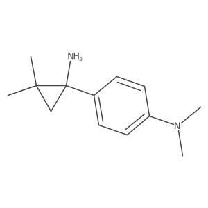 4-(1-amino-2,2-dimethylcyclopropyl)-N,N-dimethylaniline Structure