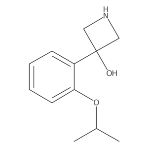 3-[2-(Propan-2-yloxy)phenyl]azetidin-3-ol Structure