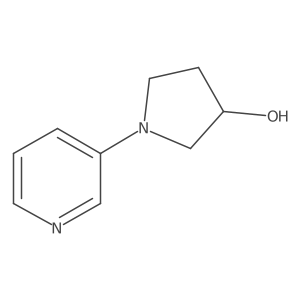 1-(Pyridin-3-yl)pyrrolidin-3-ol结构式