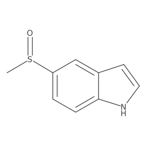 5-(Methylsulfinyl)-1H-indole结构式