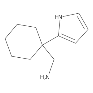 [1-(1H-pyrrol-2-yl)cyclohexyl]methanamine Structure