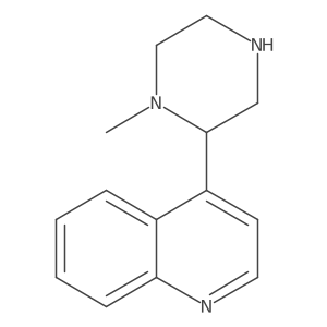 4-(1-Methylpiperazin-2-yl)quinoline结构式