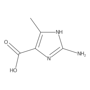 2-Amino-4-methyl-1H-imidazole-5-carboxylic acid结构式