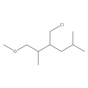 3-(Chloromethyl)-1-methoxy-2,5-dimethylhexane Structure