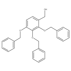 2,3,4-Tris(phenylmethoxy)benzenemethanol Structure