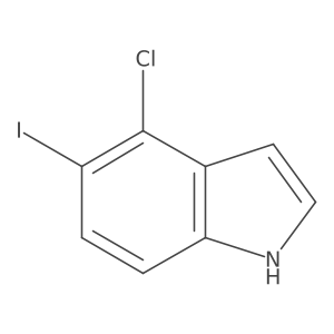 4-chloro-5-iodo-1H-indole Structure