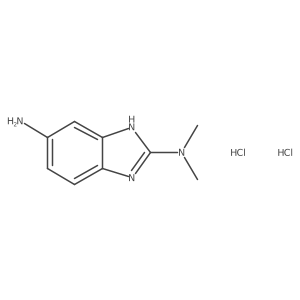N2,N2-dimethyl-1H-1,3-benzodiazole-2,5-diamine dihydrochloride Structure