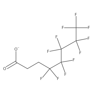2H,2H,3H,3H-Perfluorooctanoate结构式