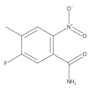 5-Fluoro-4-methyl-2-nitrobenzamide Structure