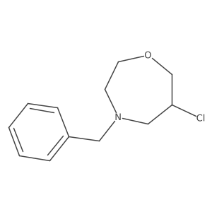 4-Benzyl-6-chloro-1,4-oxazepane Structure
