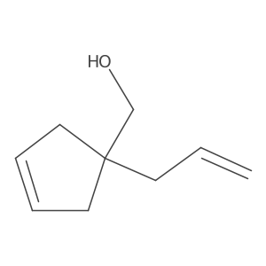 (1-Allylcyclopent-3-en-1-yl)methanol Structure