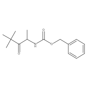 benzyl N-(4,4-dimethyl-3-oxopentan-2-yl)carbamate Structure