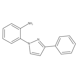 2-(3-Phenyl-1H-pyrazol-1-yl)aniline结构式