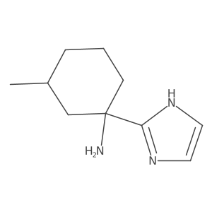 1-(1H-Imidazol-2-yl)-3-methylcyclohexan-1-amine Structure